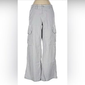 American Eagle Outfitters Light Gray Cargo Pants